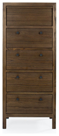 Aldus 22 quot5 Drawer Elm Chest   Transitional   Accent Chests And Cabinets   by Maria Yee Inc  Houzz