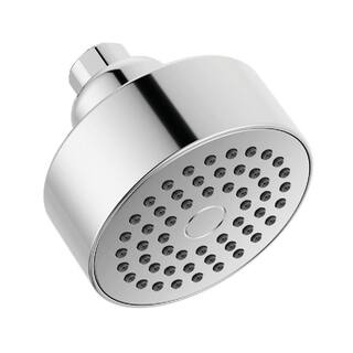 Delta Modern 1-Spray Patterns 1.75 GPM 3.5 in. Wall Mount Fixed Shower Head in Chrome RP101842