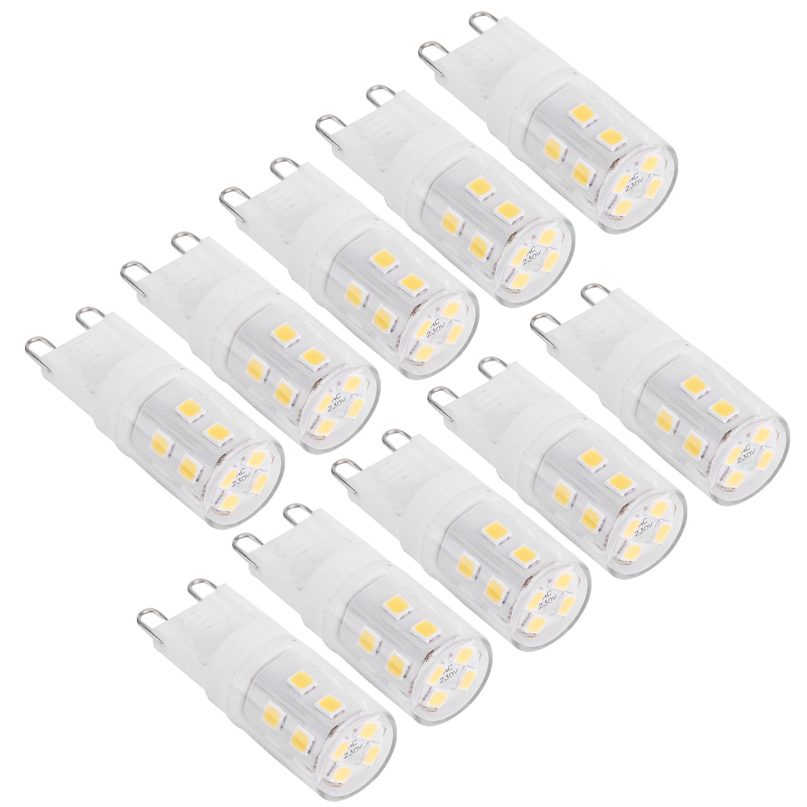 10PCS 2W G9 Ceramic Base 16LED Light Bulbs for Ceiling Wall Lamp Home Lighting 230arm Light