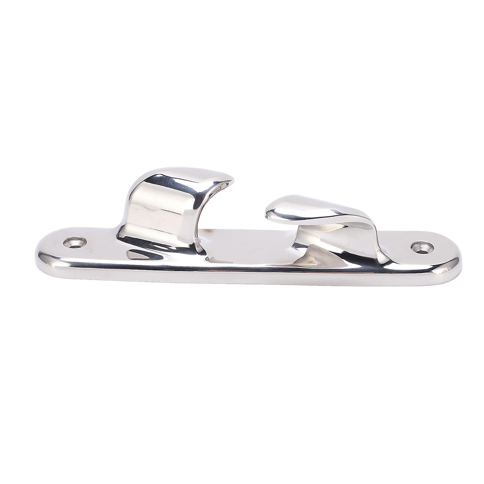 10in Bow Cleat 316 Stainless Steel Polished Mirror Finish Anchoring Mooring Deck Line Chock For Boats Yachts