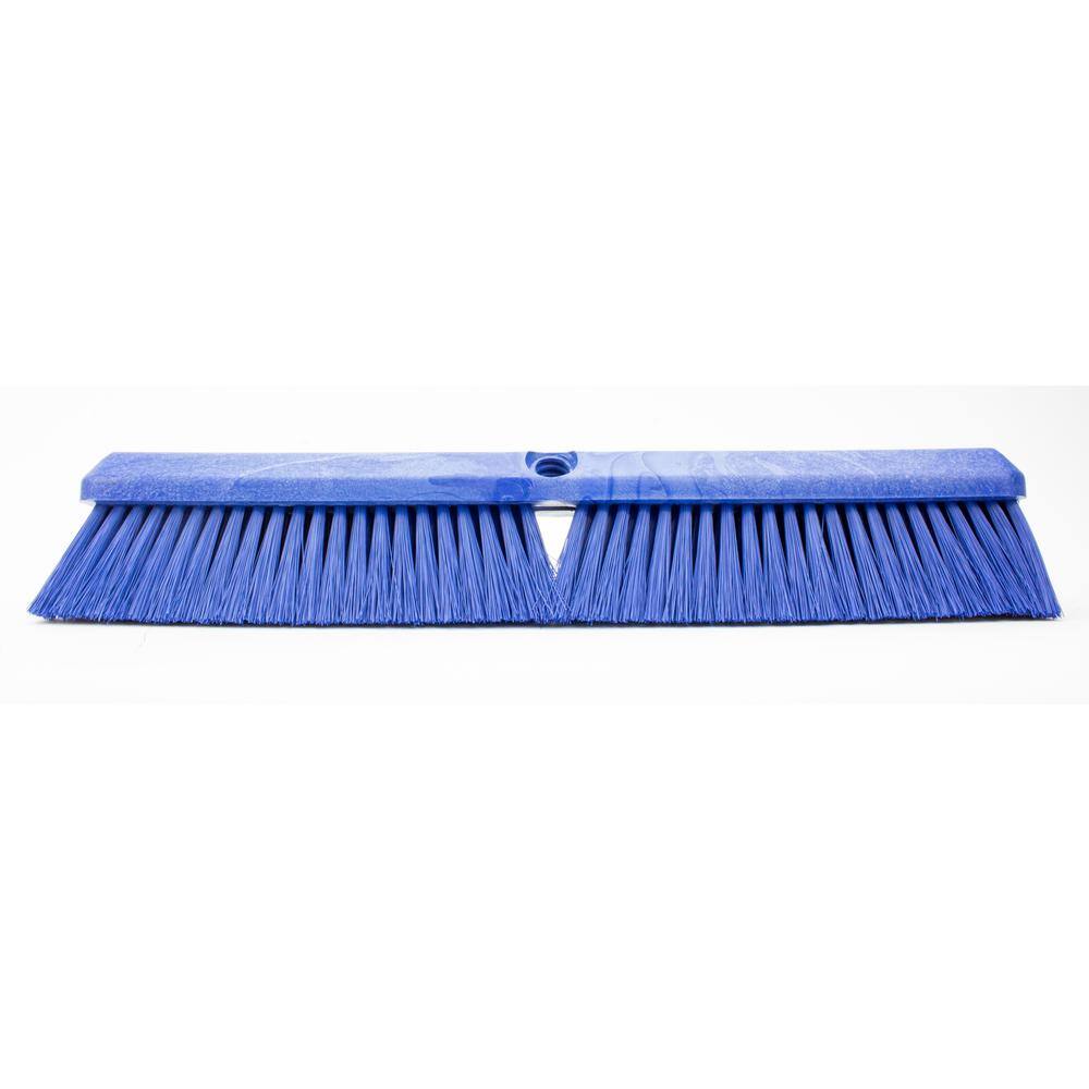 CFS Brands Sparta 18 in. Blue Polypropylene Push Broom Head (12-Pack) 41890EC14