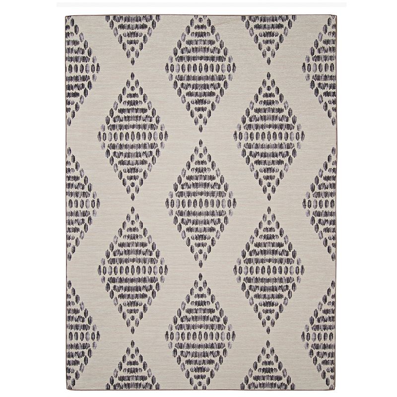 Linon Navarre Outdoor Washable Rug