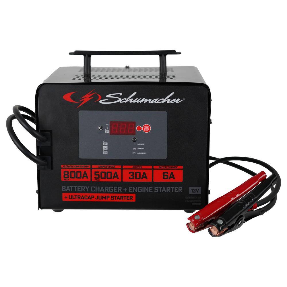 Schumacher Electric Schumacher Automotive 12-Volt Ultracap Battery Charger and Portable Jump Starter SC1591