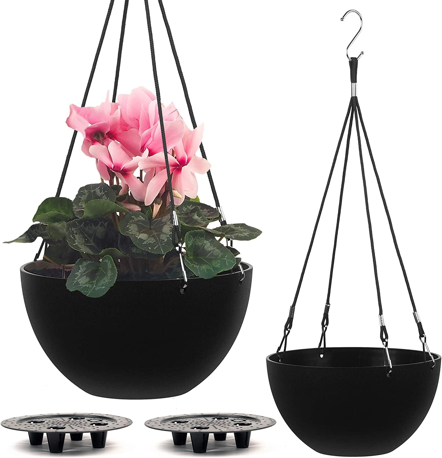 2X Self Watering Hanging Planters (10