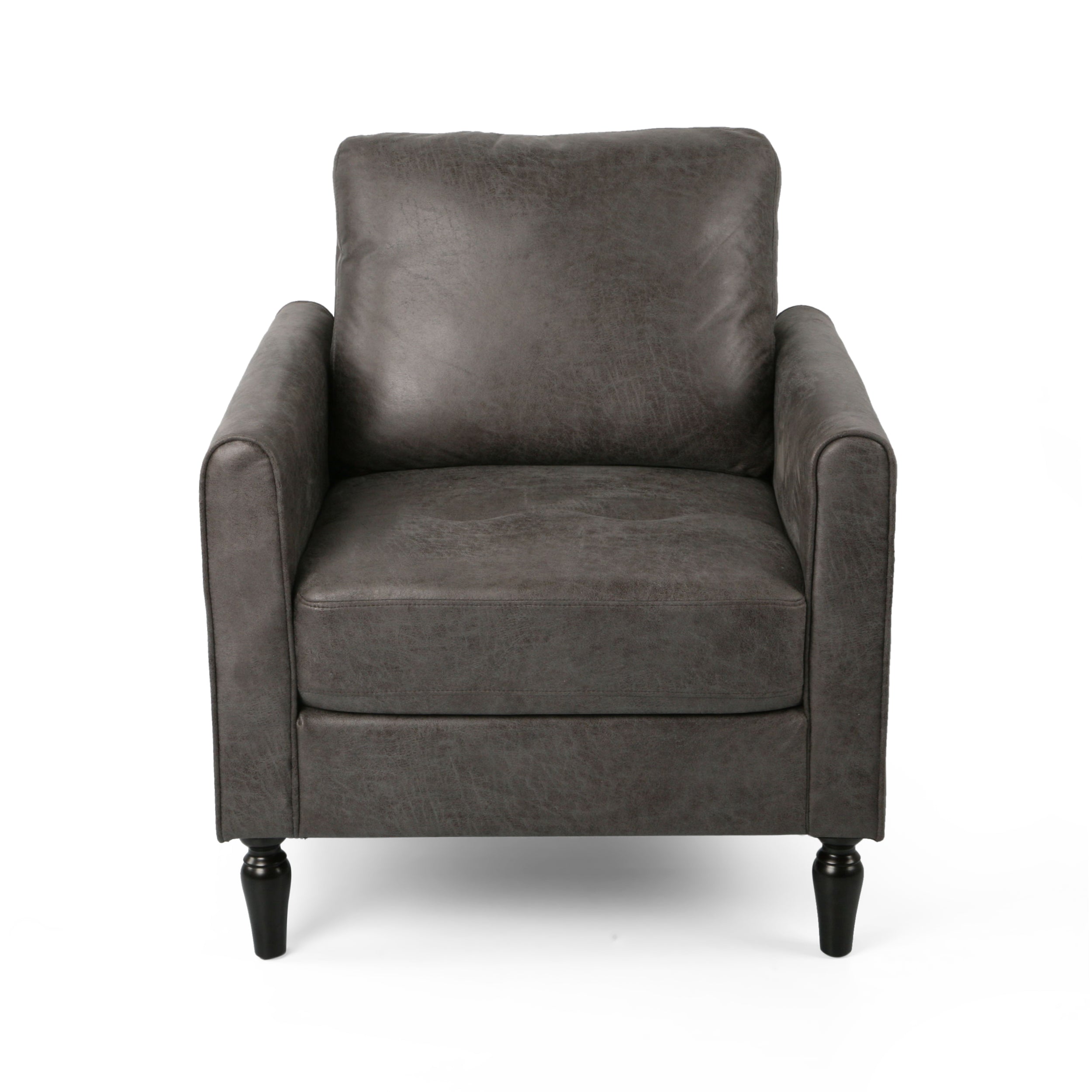 Xyan Contemporary Club Chair with Plush Microfiber Cushions