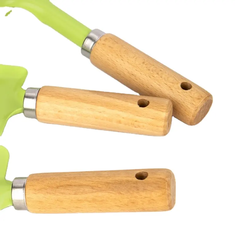 Wholesale Shovel Wooden Handle Small Rake Kids Garden Tool Garden Hand Tool Set