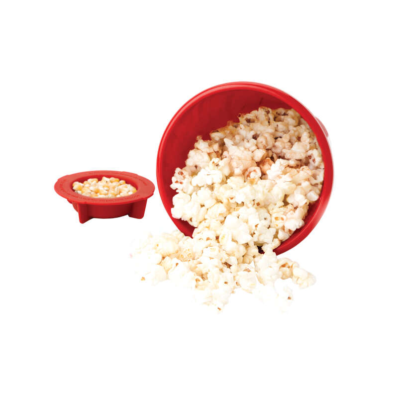 Joie Red 4 cups Air Microwave Popcorn Popper