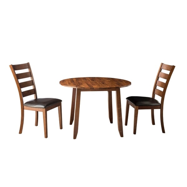 Kona Brandy Ladderback Brushed Brandy Dining Chairs (Set of 2)