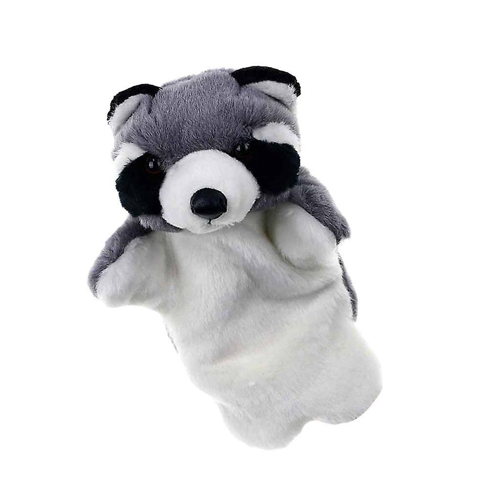 Simulation Animal Shaped Doll Story Telling Tool Plush Stuffed Toy Educational Toy Grey (palm Civet 25cm)