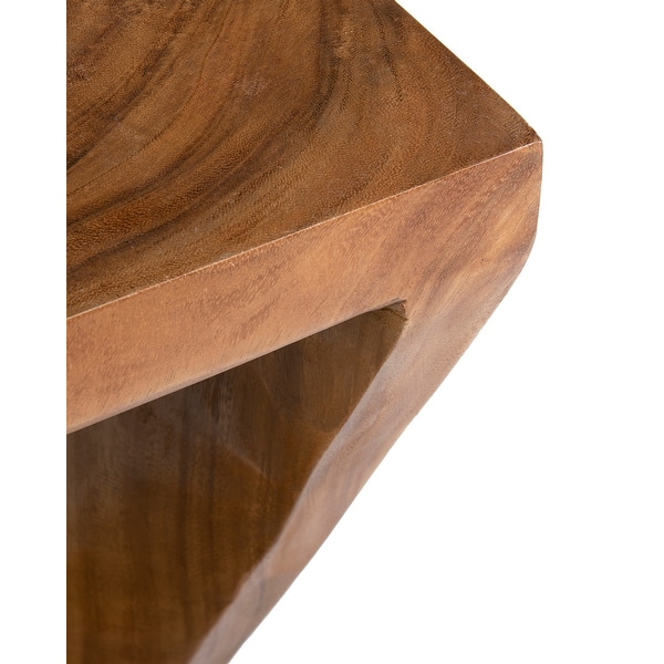 Sculpted Twist End Table