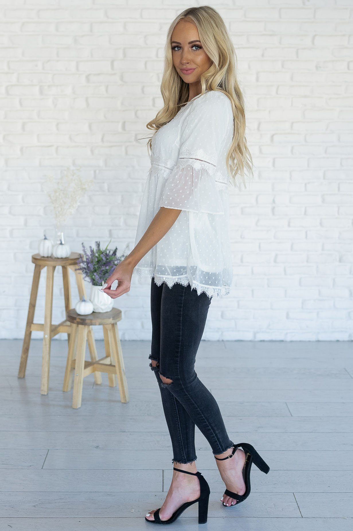 All About that Lace Blouse