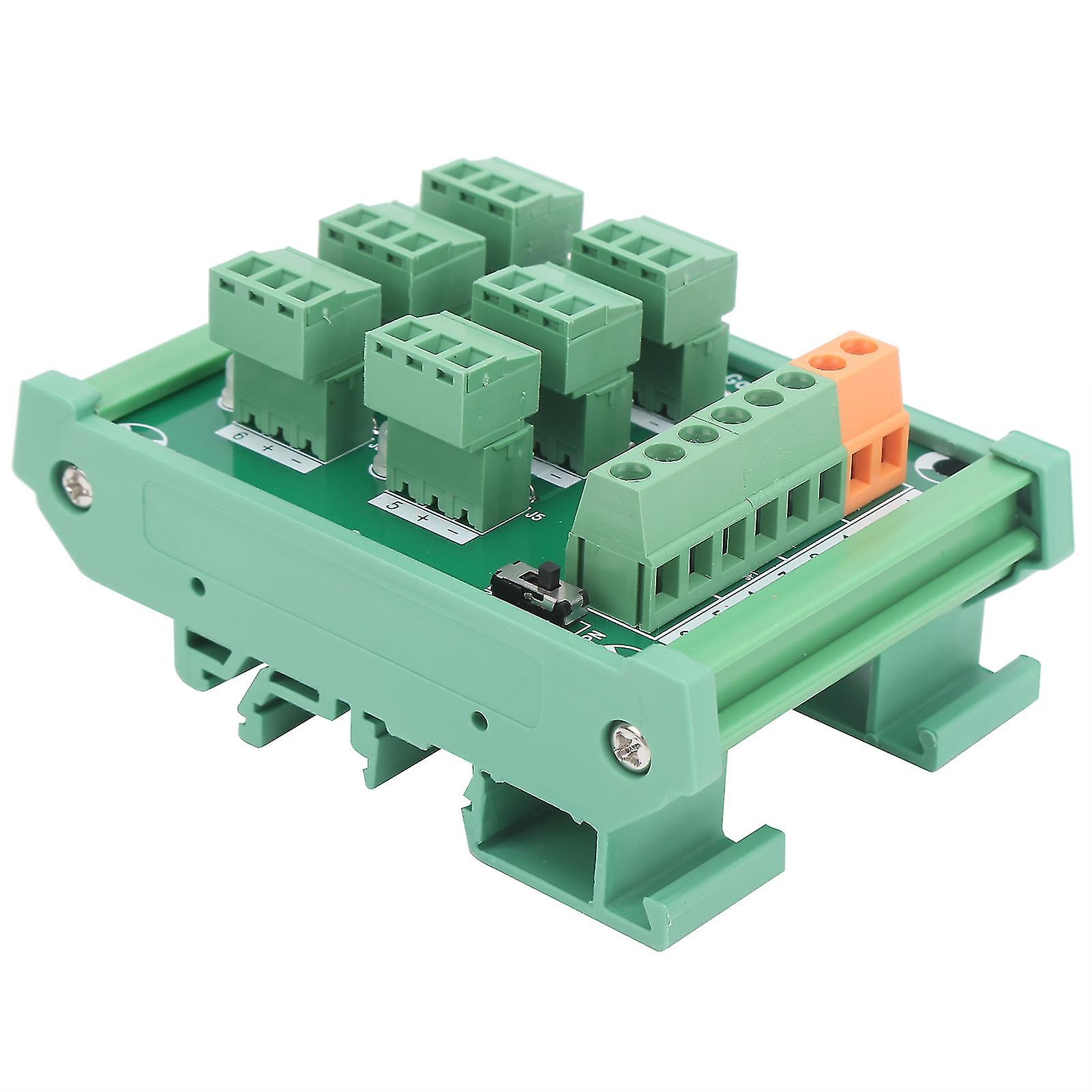 Terminal Block DIN Rail Mounting 3-Wire 6-Channel Acquisition Board KP-6L-Gther C