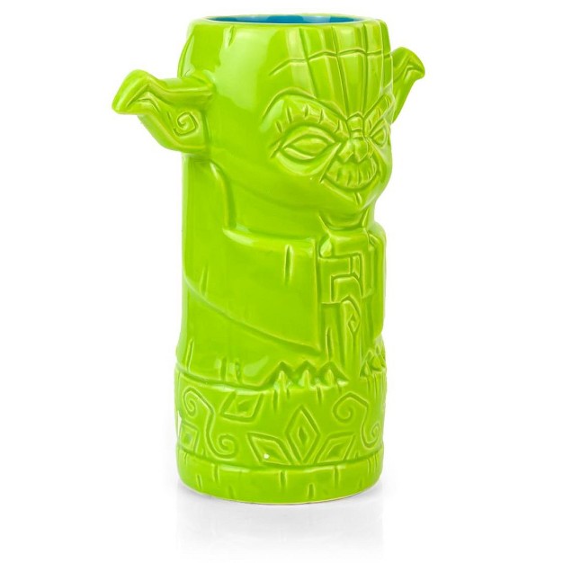 Beeline Creative Geeki Tikis Star Wars Master Yoda Mug Ceramic Tiki Style Cup Holds 12 Ounces