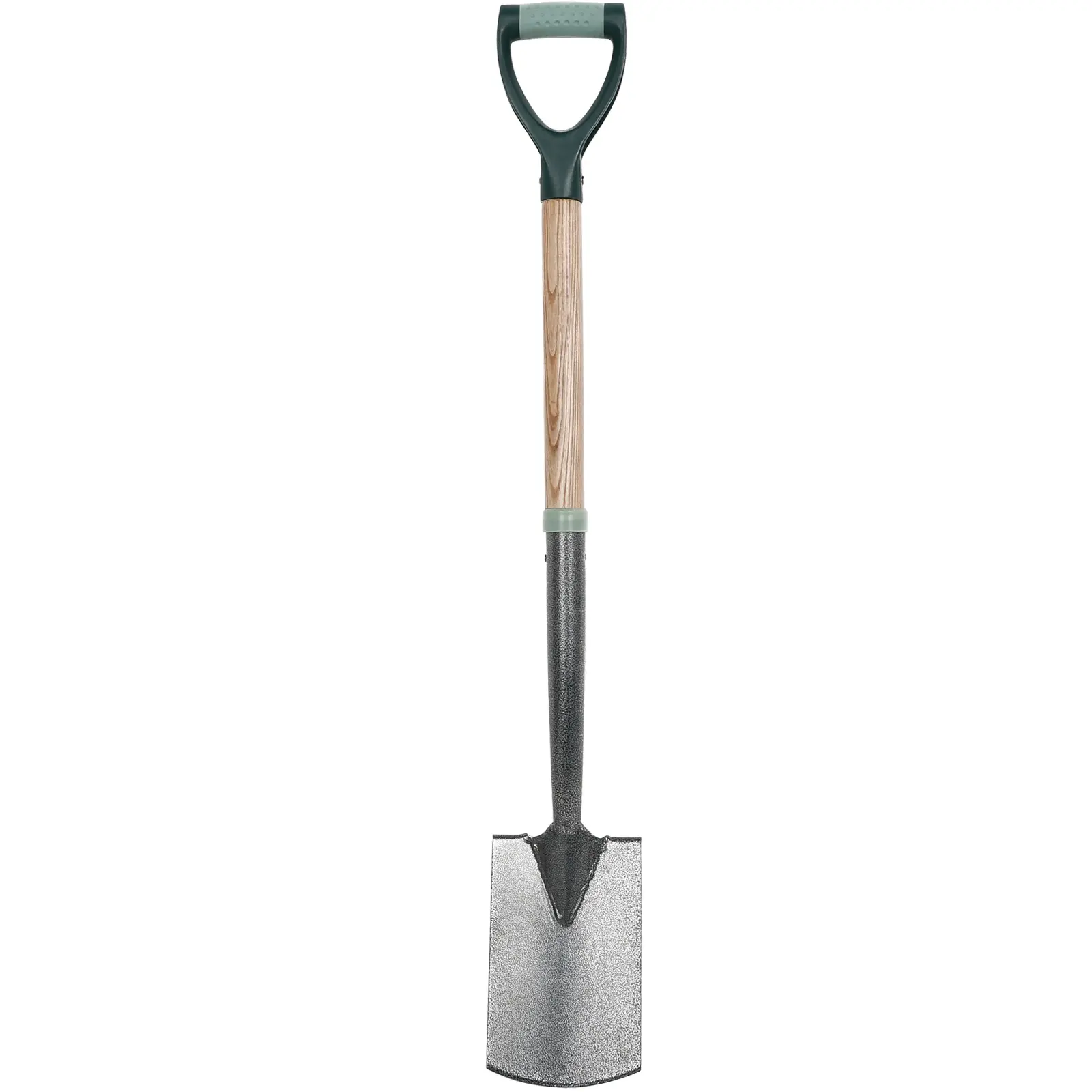 Durable Ergonomic D Grip Wooden Point Shovel Long Handle Garden Hand Gigging Tools