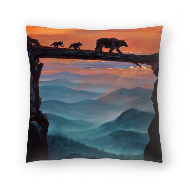 Americanflat Vintage Landscapes Throw Pillow By Joel Anderson