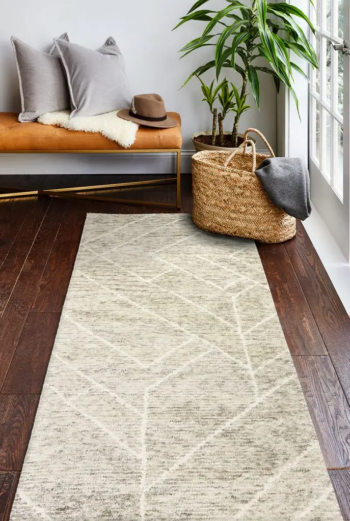 Venezia Ean Wheat 8 Foot Runner Rug