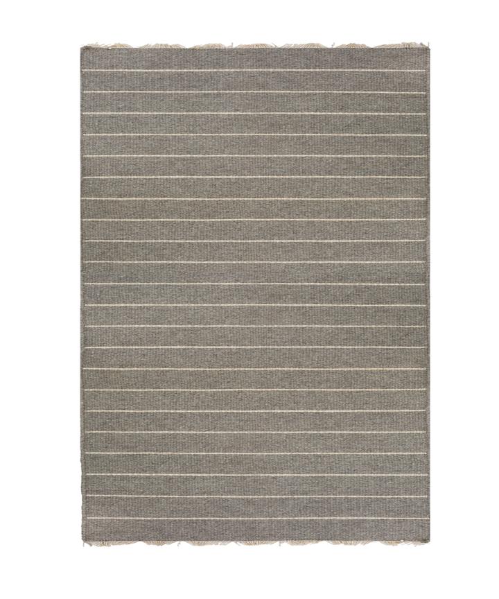 Warby Handwoven Rug in Light Grey