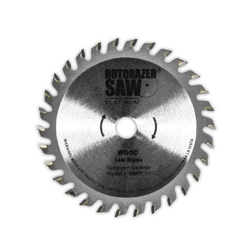 ROTORAZER SAW Official Replacement Saw Blades Set of 3 for Platinum RZ200 and RZ120 10RT01RBP01