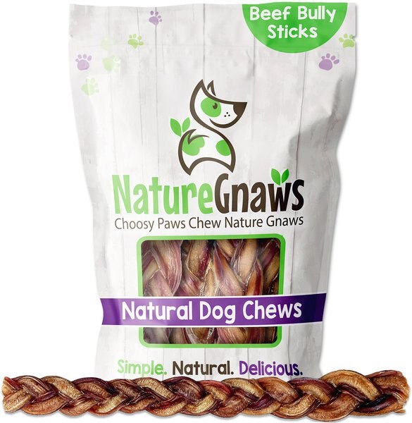 Nature Gnaws Braided Bully Sticks 11 - 12\