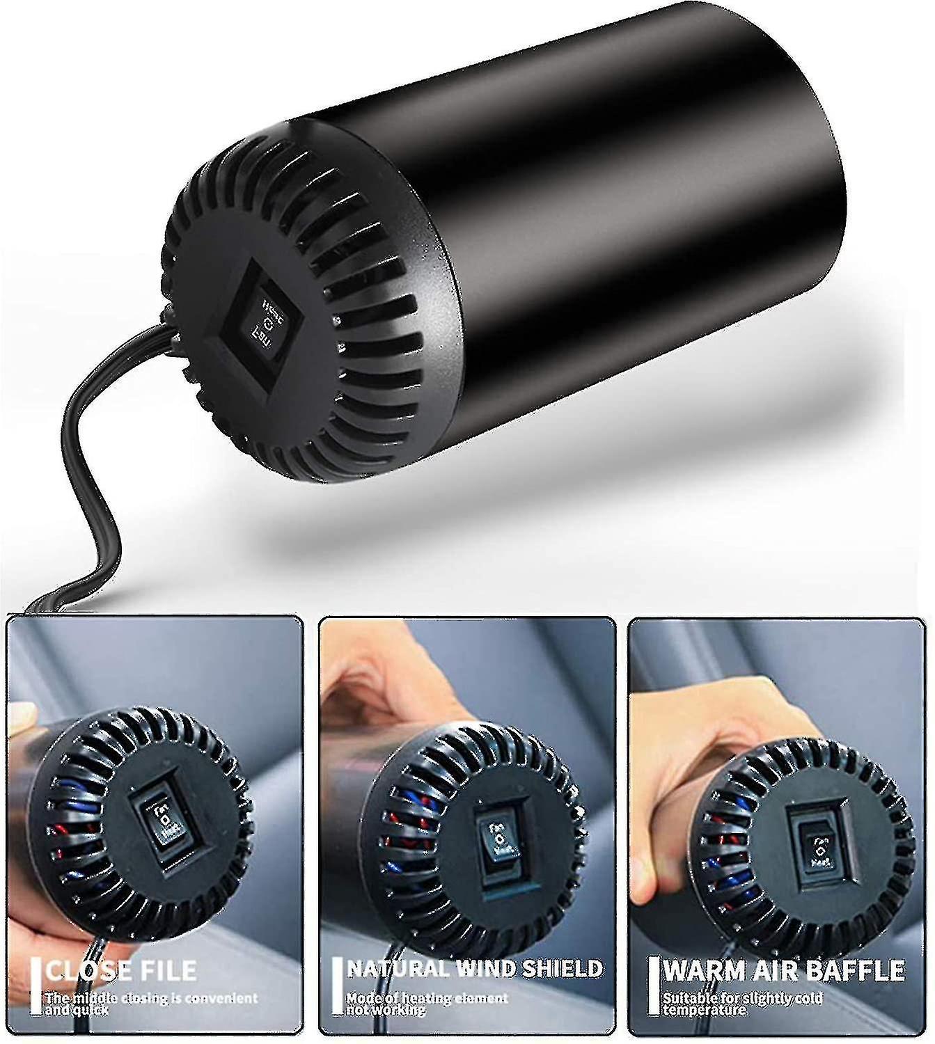 2 In 1 Portable Car Heater And Cooler， Triomphe 12v 150w Fast Heater， Defroster And Defroster For Fr