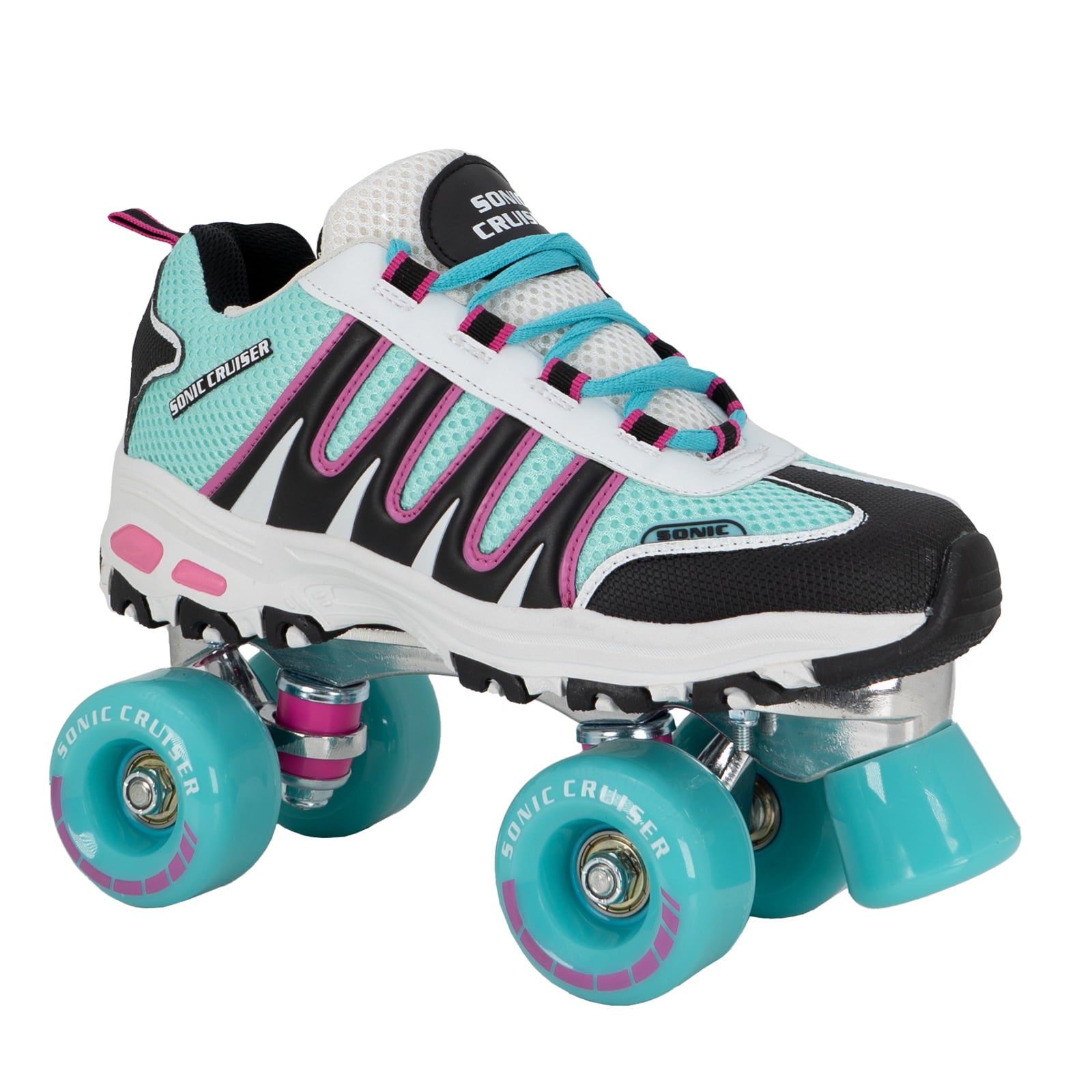 Lenexa Sonic Cruiser 2.0 Unisex Outdoor High Performance Rebound Wheels Quad Roller Speed Skates for Men and Women - Sneaker Shoe Style for Outdoor Skating