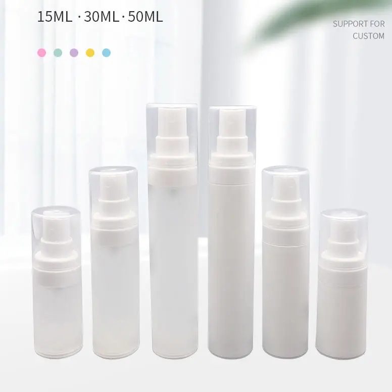 15ml 30ml 50ml Small Cosmetics Clear Mist Sprayer Bottle Travel Portable Press Plastic Spray Bottles