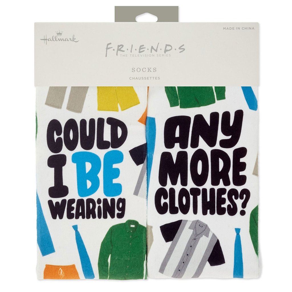 Hallmark  Friends More Clothes Crew Socks