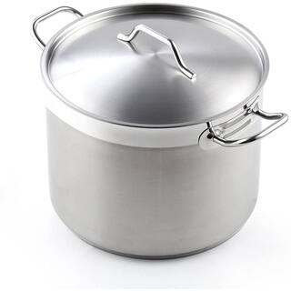 Cooks Standard Professional Grade 20 qt. Stainless Steel Stock Pot with Lid NC-00330