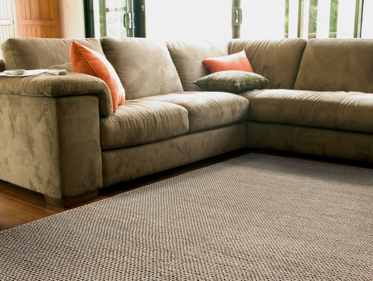 Lorne Hand Woven Natural Tan Rug by BD Fine