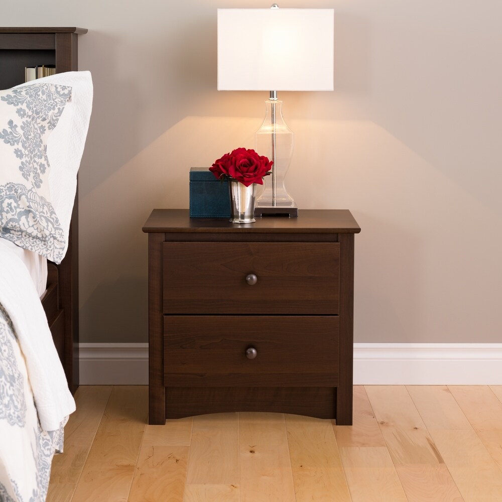 Prepac 2 Drawer Nightstand