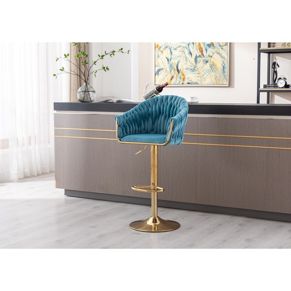 Bar Stools with Back and Footrest Counter Height