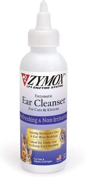 Zymox Enzymatic Cat and Kitten Ear Cleanser， 1-oz tube