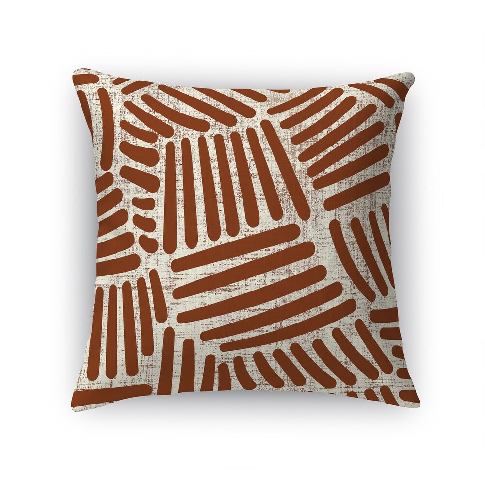 SWEEP RUST Accent Pillow By Kavka Designs