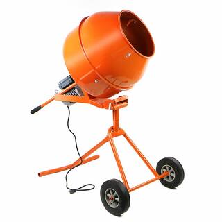 XtremepowerUS 5.0 cu. ft. 120-Volt 12 HP Heavy-Duty Commercial Electric Concrete and Cement Mixer 67001-H3