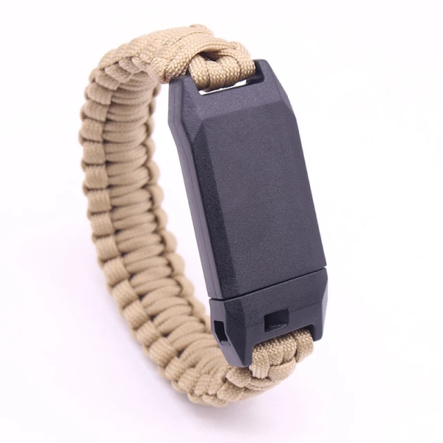 2023 Wholesale Outdoor Hiking Camping Wristbands  Plastic  Bracelet