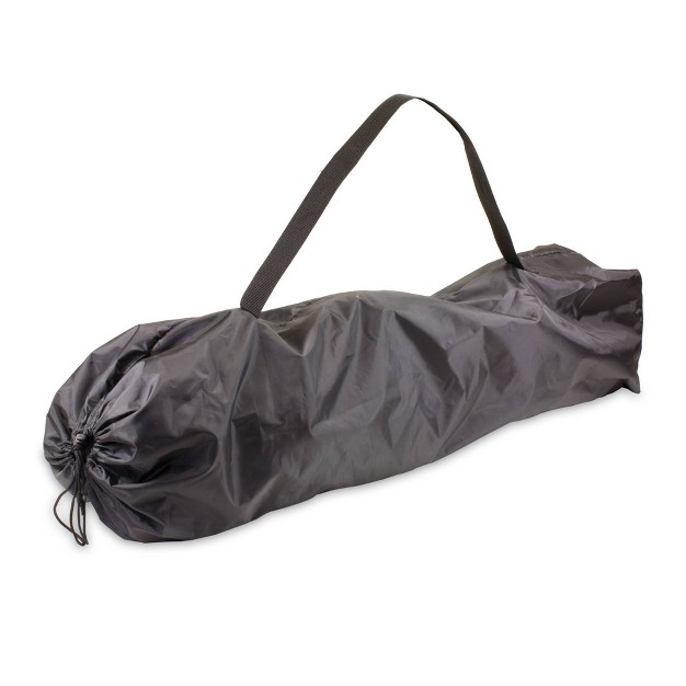 Picnic Time Reclining Camp Chair With Carrying Case Black