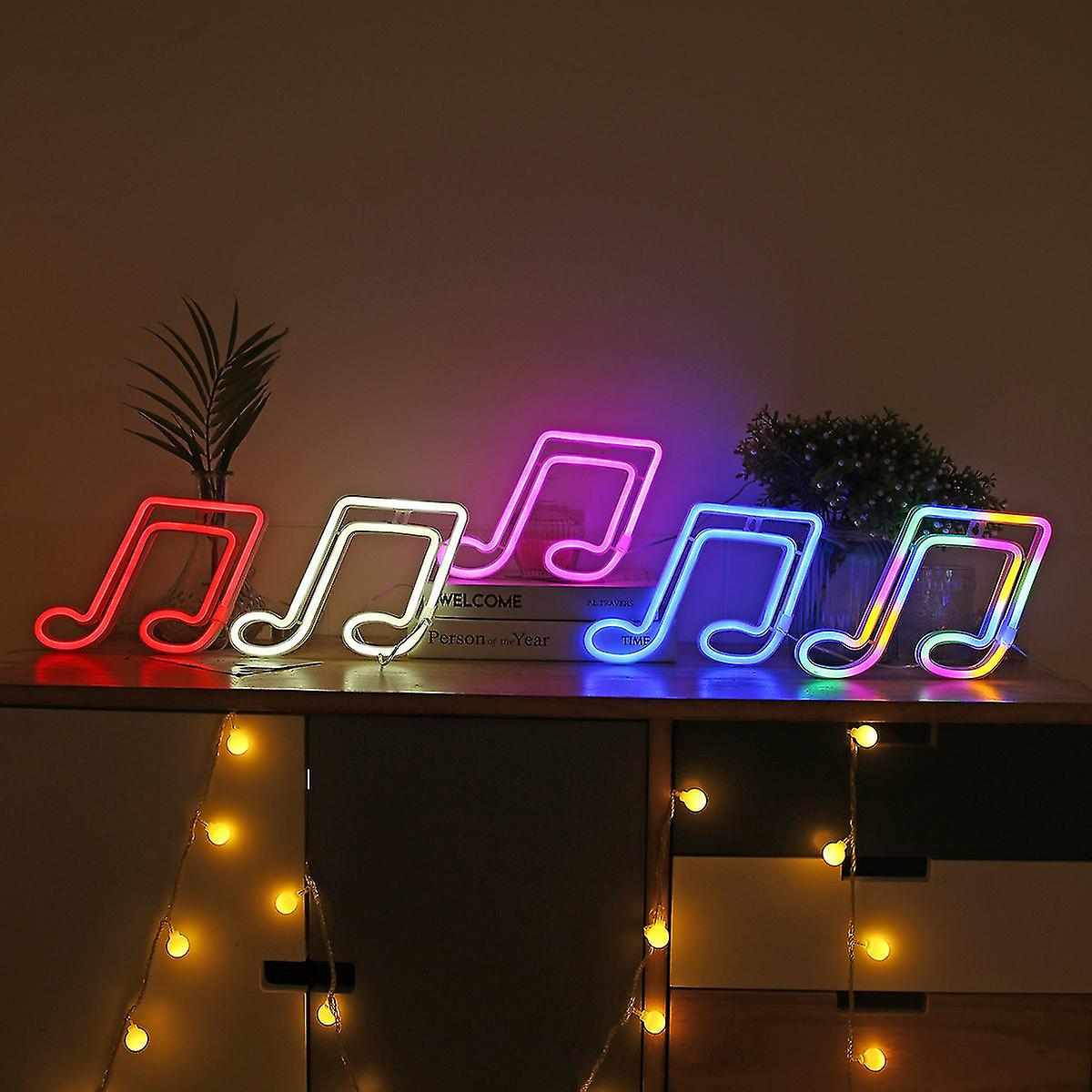 Led Note Neon Room Decoration Light