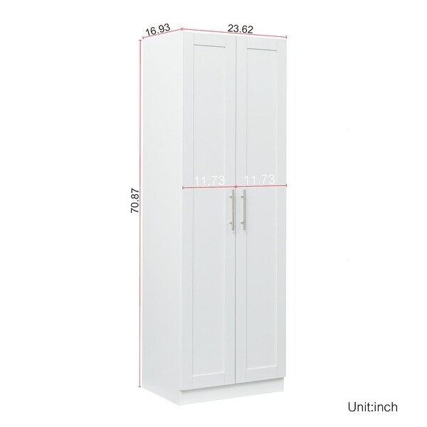 Wooden locker， 2 doors， 3 shelves， wardrobe closet， separate kitchen storage locker - - 38105666