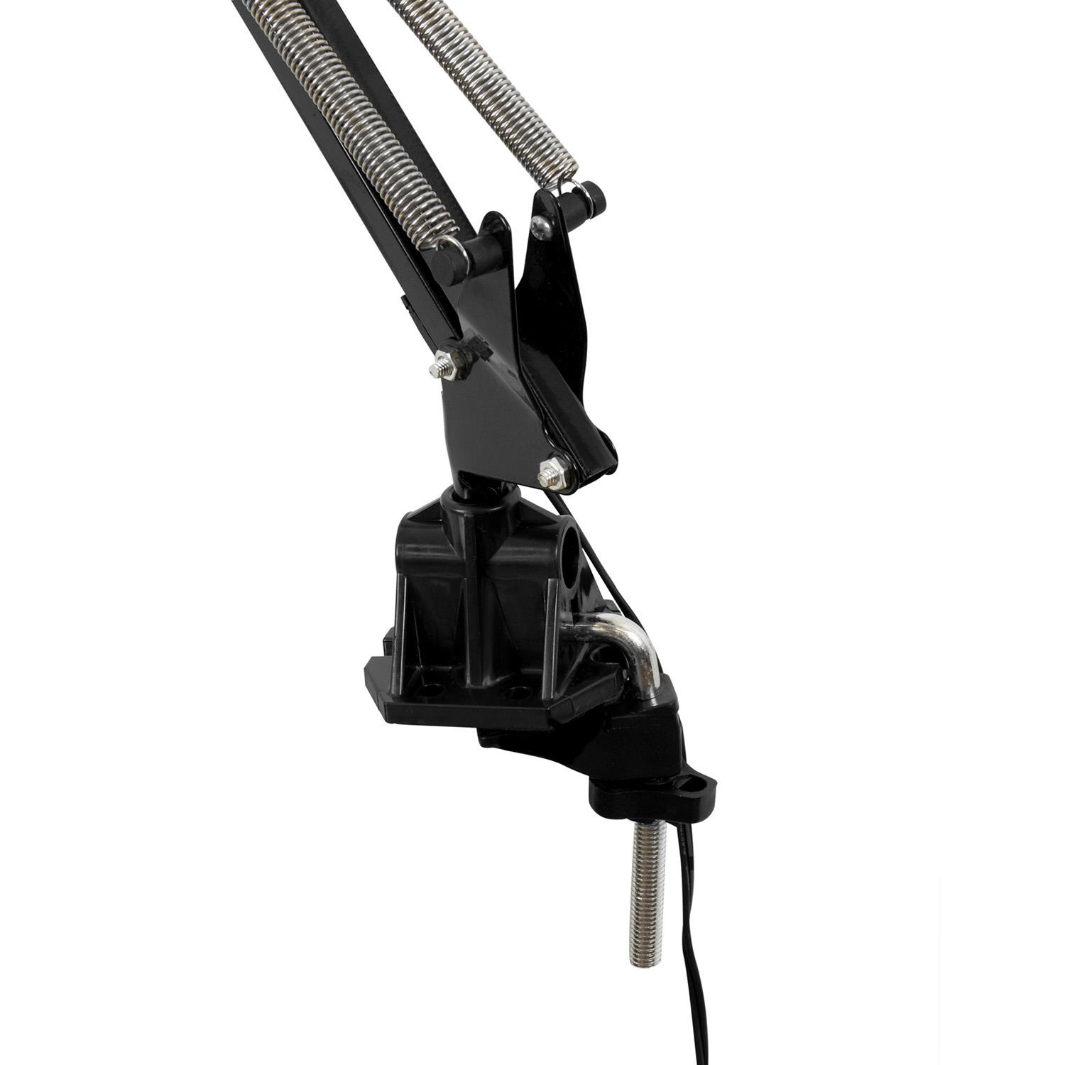 Studio Designs Swing Arm Lamp with 13-watt CFL Bulb， Black