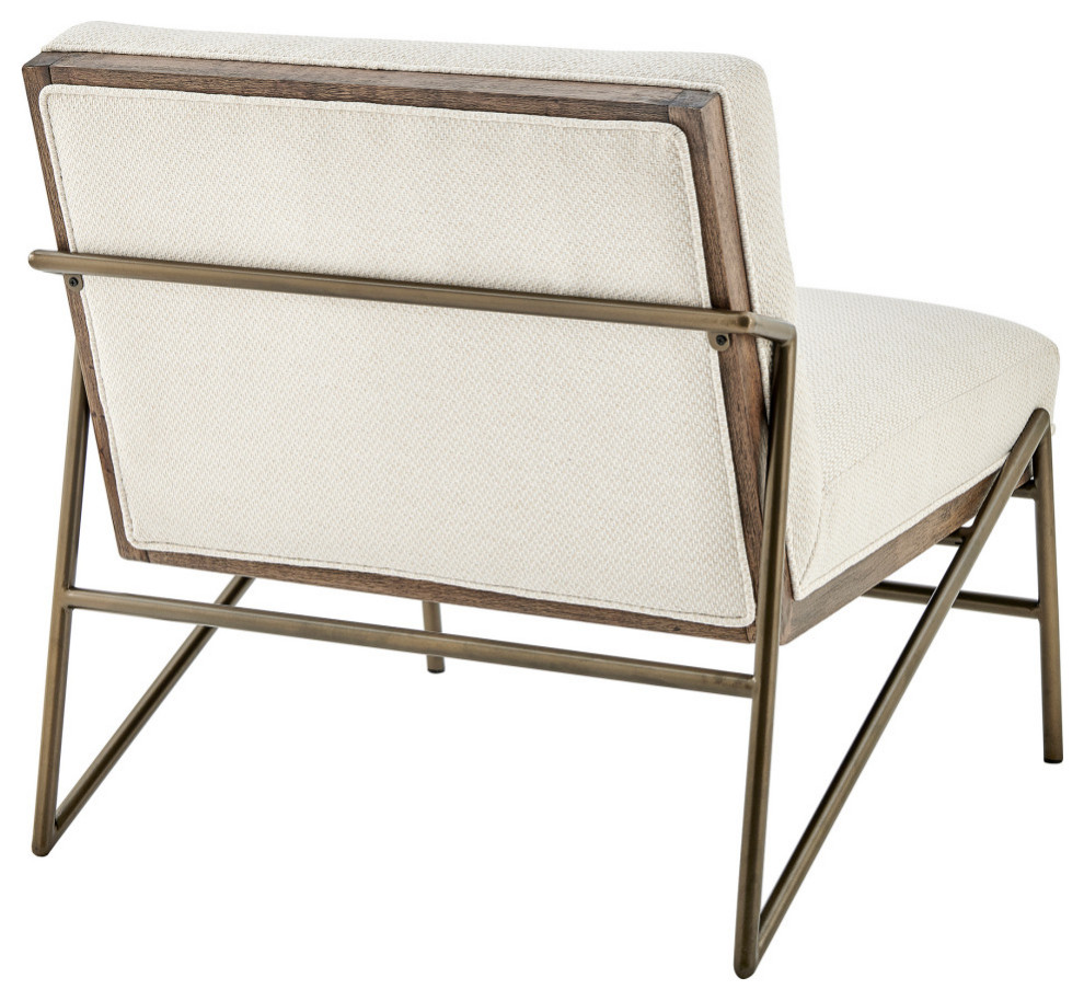 Marlow Fabric Accent Chair   Midcentury   Armchairs And Accent Chairs   by New Pacific Direct Inc.  Houzz