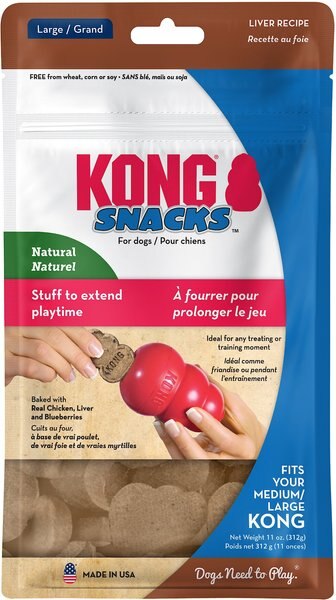 KONG Stuff'N Liver Snacks Crunchy Dog Treats