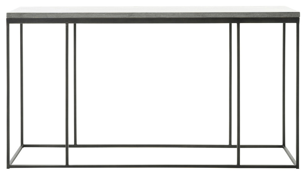 Hughes Harlow Console Table   Industrial   Console Tables   by The Khazana Home Austin Furniture Store  Houzz