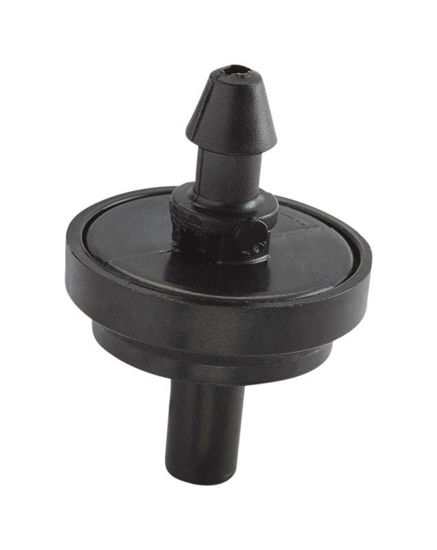 Raindrip PC4050B Black 1 GPH Pressure Compensating Drippers， 50 Count