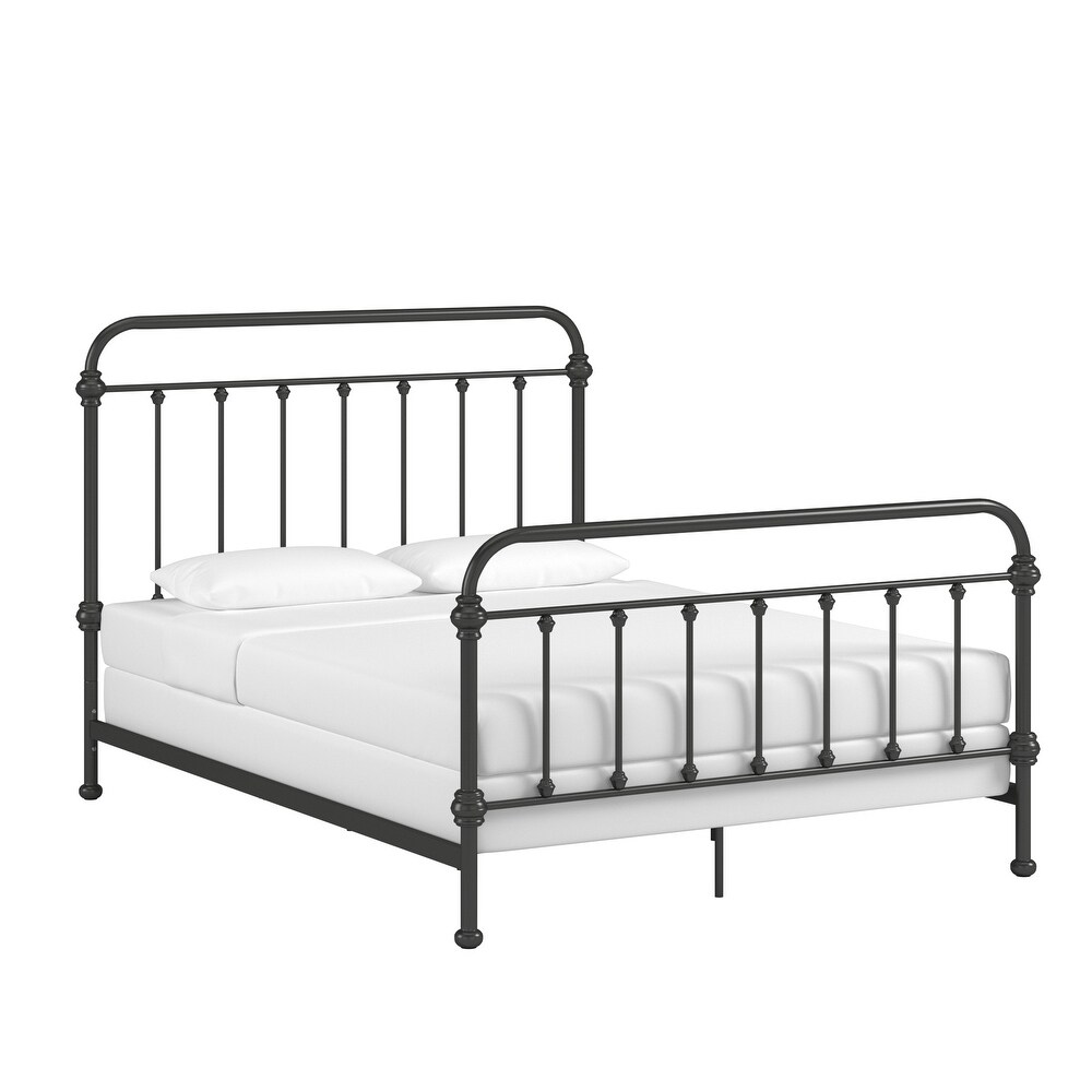 Giselle Antique Dark Bronze Iron Metal Bed by iNSPIRE Q Classic