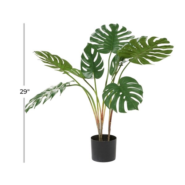 Green Artificial Banana Leaf Plant Foliage