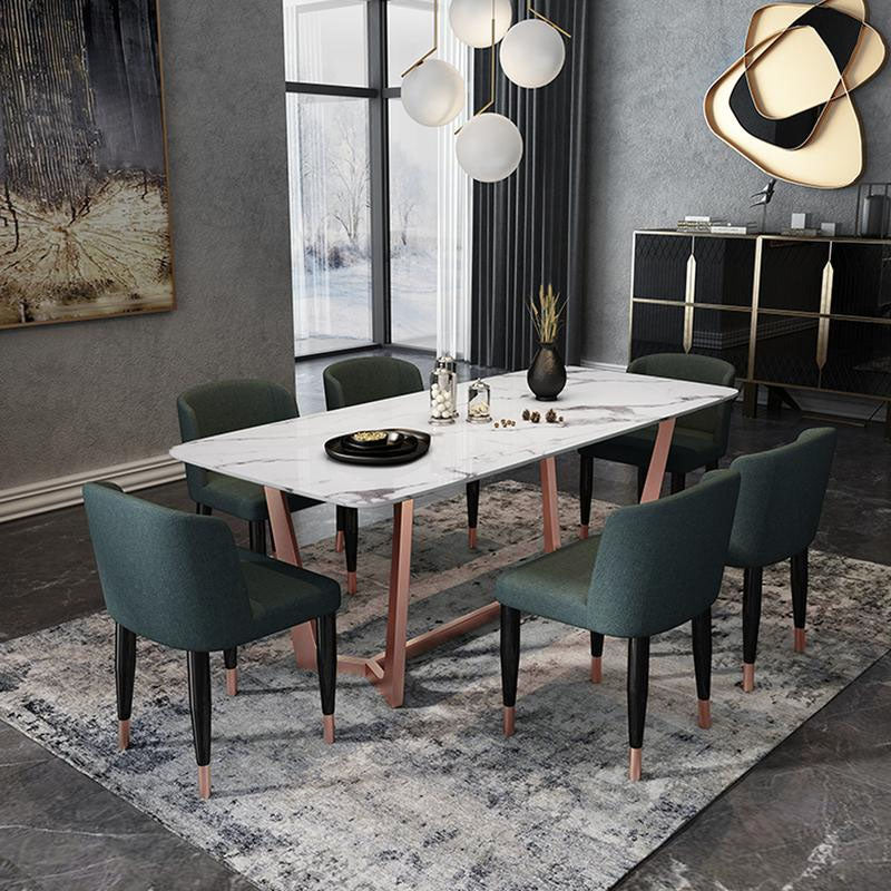 Venice Faux Marble Dining Table Tg-282-Rg