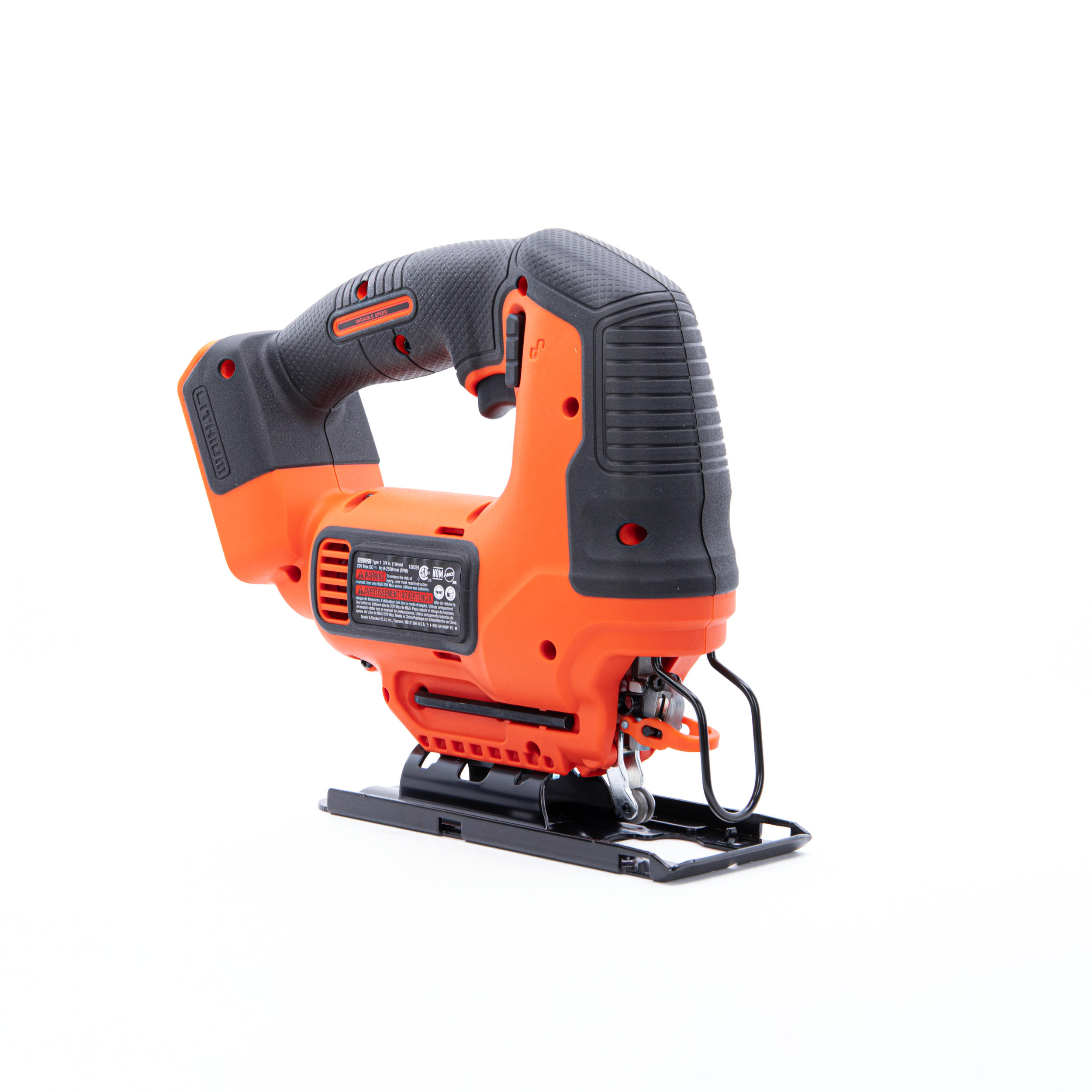 20V MAX* POWERCONNECT™ Cordless Jig Saw (Tool Only)