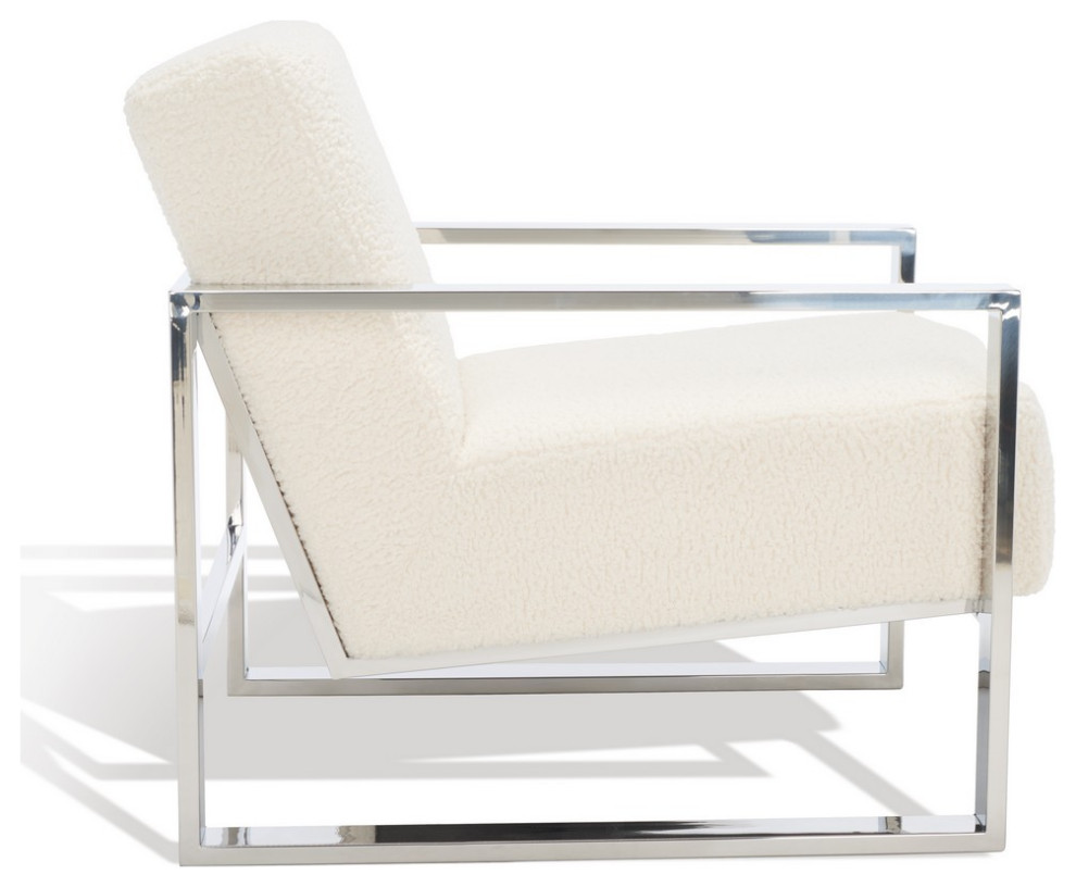 Safavieh Couture Ramos Metal Framed Accent Chair   Contemporary   Armchairs And Accent Chairs   by Safavieh  Houzz