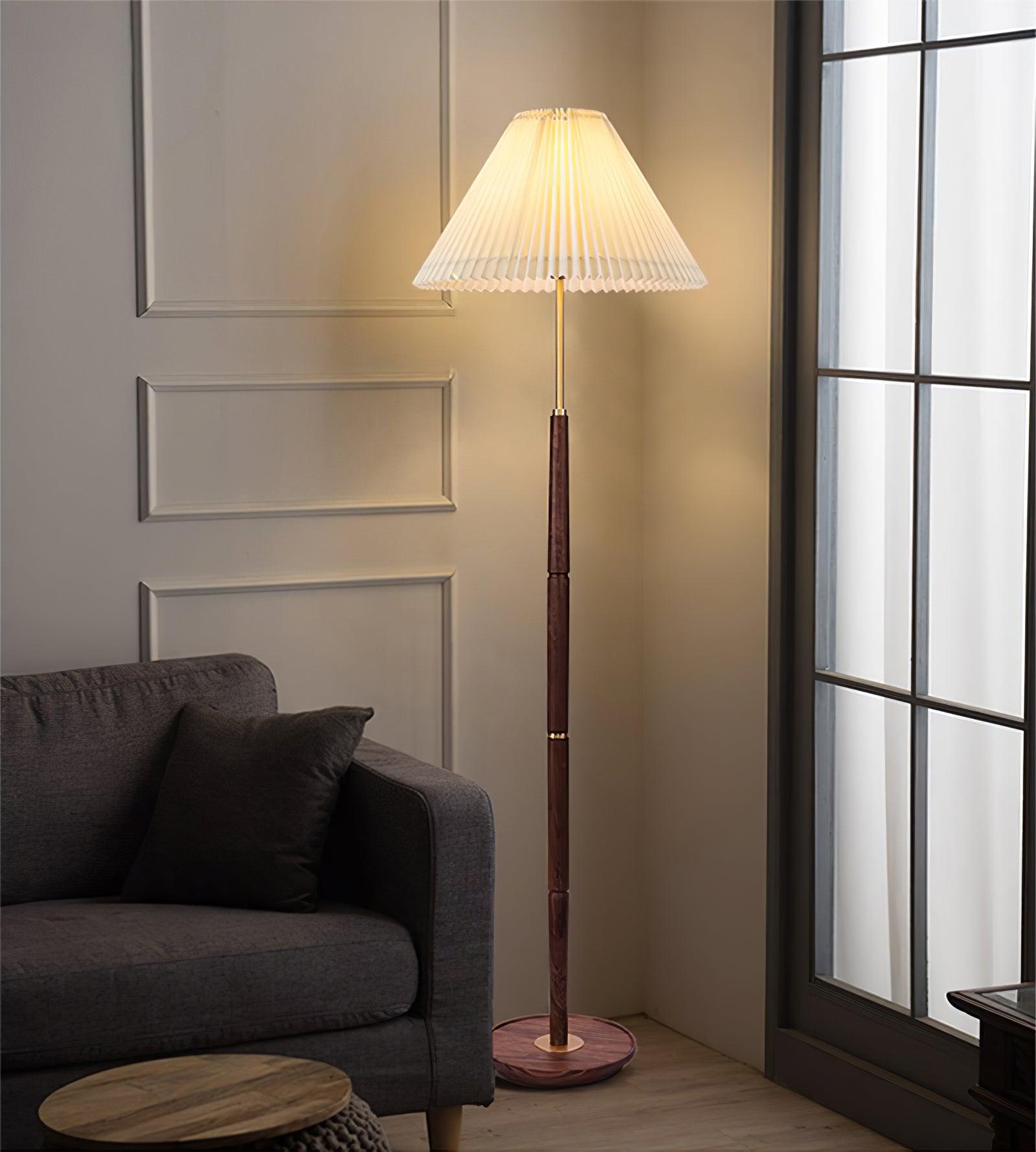 Pleated Floor Lamp