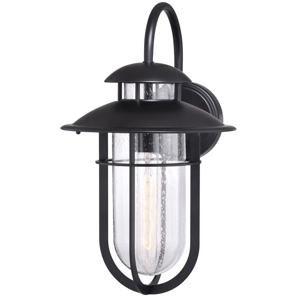 Bar Harbor 1 Light Bronze Coastal Outdoor Wall Lantern Clear Glass Shopping - The Best Deals on Outdoor Wall Lanterns | 35842709